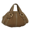 Secondhand Bvlgari Doppio Handbag Brown Leather Bags