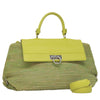 Secondhand Salvatore Ferragamo Sofia Satchel Raffia with