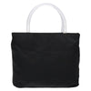Secondhand Prada Resin Handle Tote Tessuto