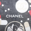 Secondhand Chanel Scrunchie and Square Scarf Hair Tie Set Printed