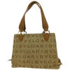 Secondhand Bvlgari Logomania Handbag Brown Canvas Bags