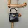 Celine Vintage Convertible Turnlock Top Handle Bag Leather