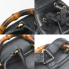 Gucci Vintage Bamboo Backpack Leather