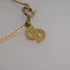 Secondhand Christian Dior CD Pendant Necklace Gold-plated