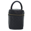 Secondhand Chanel Vanity pouch Black Leather Bags