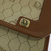 Secondhand Christian Dior Vintage Honeycomb Shoulder Bag Canvas and
