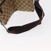 Gucci Vintage Double Belt Bag GG Canvas with Leather
