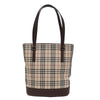 Secondhand Burberry Nova Check Tote canvas check pattern