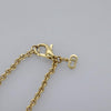 Secondhand Christian Dior Logo Pendant Necklace