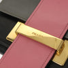 Prada Metal Ribbon Shoulder Bag City Calfskin