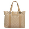 Secondhand Chanel Quilted Boy Tote Quilted Aged Glazed Aged