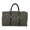 Christian Dior Vintage Trotter Boston Bag Diorissimo Canvas