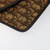 Christian Dior Vintage Trotter Shoulder Bag Embroidered Diorissimo Canvas