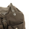 Secondhand Prada Vela Double Front Pocket Backpack Tessuto with Saffiano