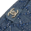 Chanel Tweed On Stitch Flap Bag Quilted Nylon