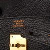 Secondhand Hermes Birkin Handbag Black Ardennes with Gold Hardware