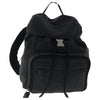 Prada Single Buckle Pocket Backpack Wool