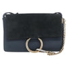 Chloe Faye Shoulder Bag Leather and Suede