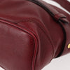 Secondhand Burberry Shoulder Bag Red Leather Bags