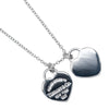 Secondhand Tiffany & Co. Return to Tiffany Double Heart Tag Pendant Necklace Silver 925