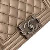 Secondhand Chanel Boy Flap Bag Quilted Caviar
