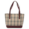 Secondhand Burberry Nova Check Tote Canvas and
