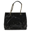 Secondhand Chanel CC Chain Tote Perforated Patent