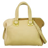 Secondhand Fendi Chameleon Satchel Beige Leather Bags
