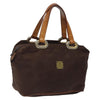 Secondhand MCM Visetos Handbag Brown Nylon Bags