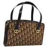 Christian Dior Vintage CD Trotter Handbag Canvas