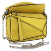 Secondhand Loewe Puzzle Bag Yellow Leather Bags