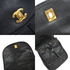 Secondhand Chanel Vintage Triple Stitched CC Flap Backpack Caviar