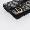 Christian Dior Saddle Card Case Oblique Canvas