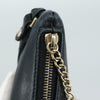 Secondhand Chanel Vintage Camellia CC Wristlet Clutch Lambskin with Patent