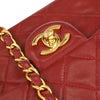 Chanel Vintage Square Classic Single Flap Bag Quilted Lambskin