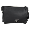 Secondhand Prada Wristlet Zip Clutch Vitello Daino