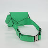Secondhand Loewe Puzzle Bumbag Green Leather Bags