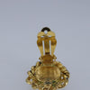 Secondhand Chanel Vintage Round Clip-On Earrings Metal with Faux