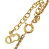 Secondhand Christian Dior CD Pendant Necklace Gold-plated