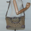 Gucci Sukey Top Handle Satchel GG Canvas with Leather