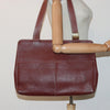 Secondhand Burberry Handle Tote Brown Leather Accessories