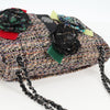 Chanel Camellia Flap Shoulder Bag Tweed
