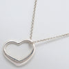 Secondhand Tiffany & Co. Elsa Peretti Open Heart Pendant Necklace Sterling