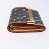Secondhand Louis Vuitton Porte-Monnaie Plat Coin Purse Monogram Multicolor