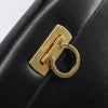 Salvatore Ferragamo Convertible Top Handle Bag Leather
