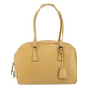 Secondhand Prada Bauletto Bag Beige Leather Bags
