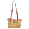 Chanel Mademoiselle Lock Tote Woven Straw