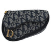 Secondhand Christian Dior Vintage Saddle Coin Purse Diorissimo