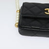 Chanel Pearl Strap CC Wallet on Chain Quilted Calfskin