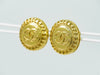 Secondhand Chanel Vintage Round CC Clip-On Earrings